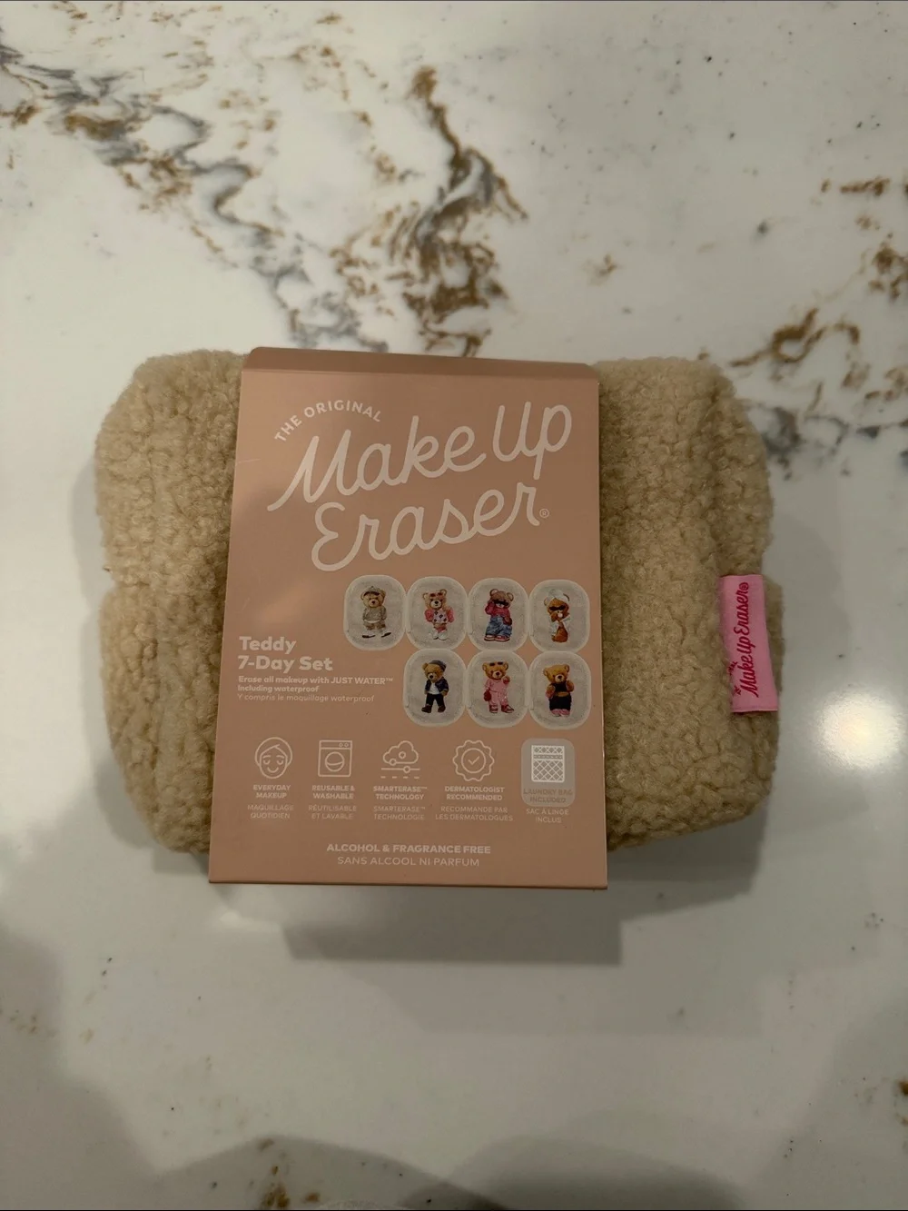 MakeUp Eraser Kids Teddy 7-Day Set - Beige